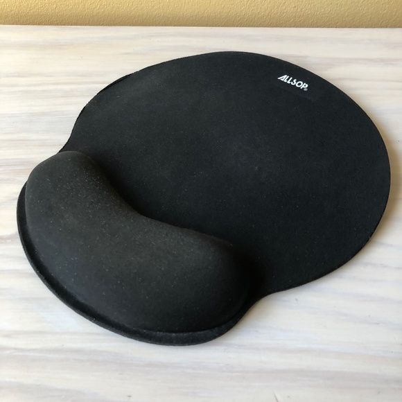 Allsop Foam Mouse Pad/Wrist Rest Combo, Black, 9x10", Ergonomic Support - Picture 4 of 15